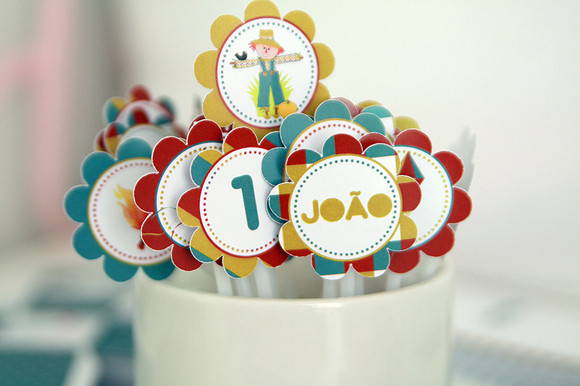 Toppers para festa de São João / Junina