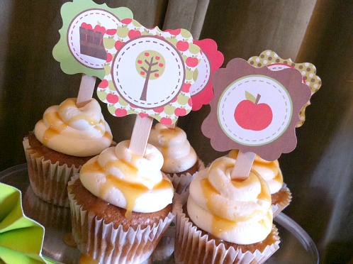 Toppers em cupcake