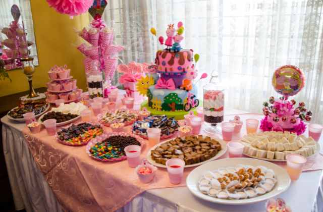o que servir em festa infantil