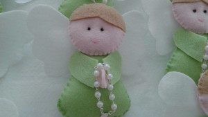 Batismo - anjinho de feltro