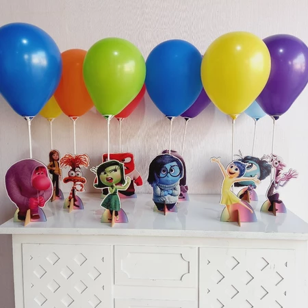 Centro de Mesa com Balão do Divertidamente