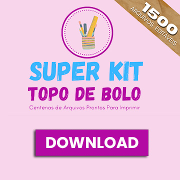 kit topos de bolo prontos