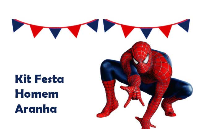 Kit Festa Homem Aranha Download