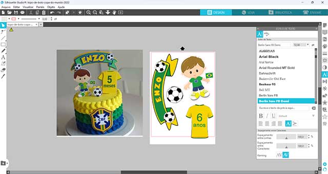 como fazer topo de bolo no Silhouette Studio